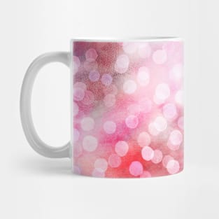 Strawberry Sunday - Pink Abstract Watercolor Dots Mug